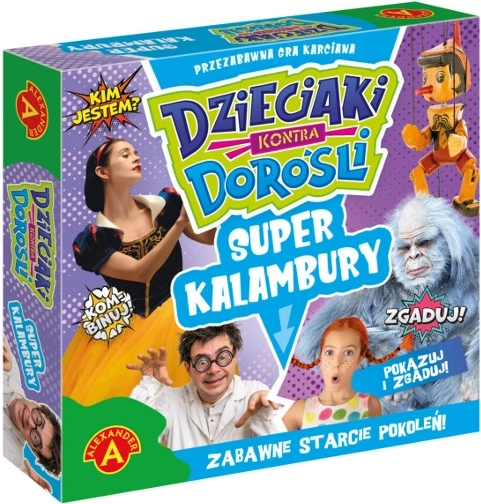 Super kalambúry: Deti vs. dospelí – rodinná párty hra