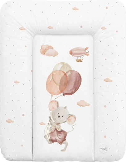 Ceba Baby mäkká prebaľovacia podložka Basic Mouse 50 × 70 cm