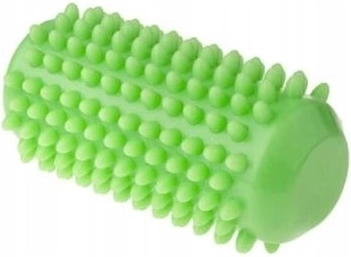 Fizjo masážny rehabilitačný valček s hrotmi 12,8 cm zelený