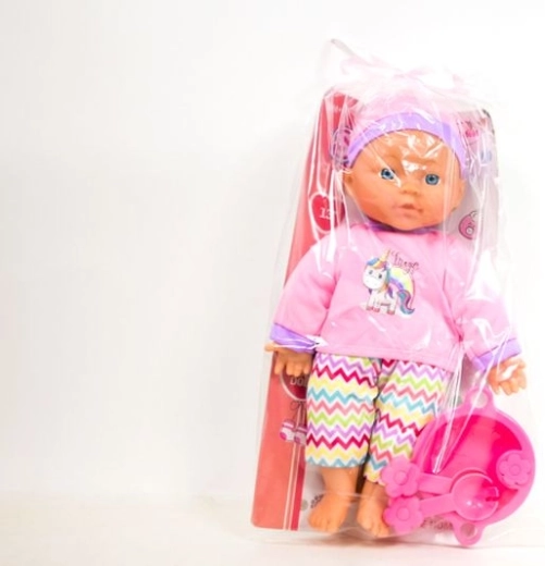 Bábika Bobas 30 cm s príslušenstvom