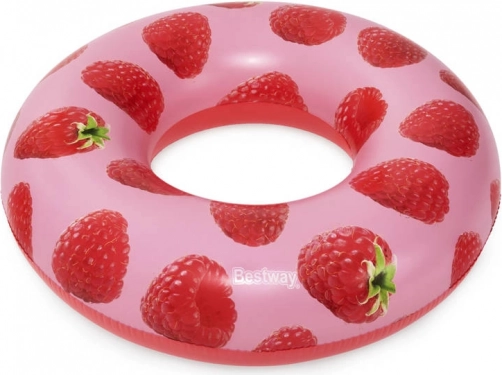 Nafukovací plávací kruh s vôňou maliny 119 cm Bestway