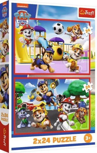 Puzzle 2×24 Psí deň zábavy – PAW PATROL od Trefl
