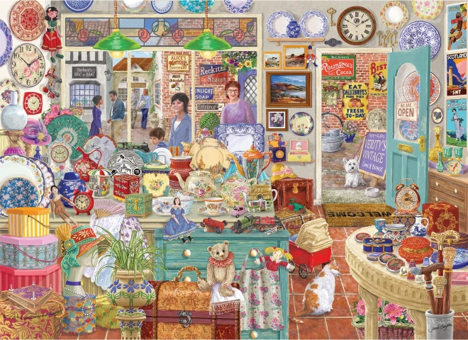 Puzzle starožitníctvo 1000 dielikov GIBSONS