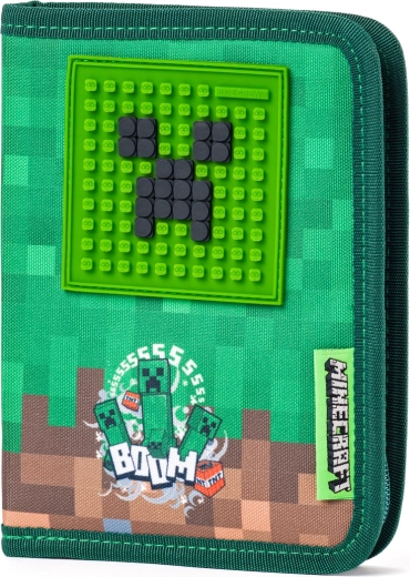Minecraft motív a sada pixelov pre Creepera