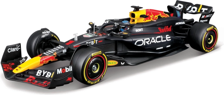 Bburago stavebnica modelu formuly Oracle Red Bull Racing RB20 2024 Max Verstappen 1:24
