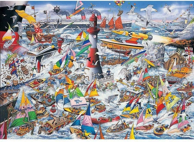 Puzzle Milujem lode 1000 dielikov od Gibsons