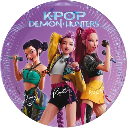 Papierové taniere Demon hunters 20 cm (8 ks)