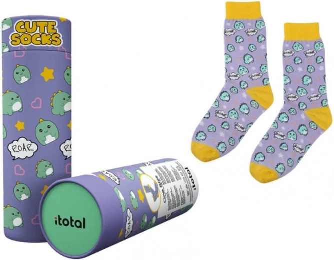 Bavlnené ponožky s dinosaurami