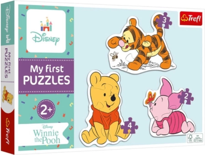 Baby puzzle MEDVEDÍK PÚ 3v1 (2, 3 a 4 dieliky) – Trefl