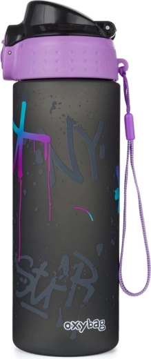 Fľaša na pitie OXY Click 600 ml graffiti girl