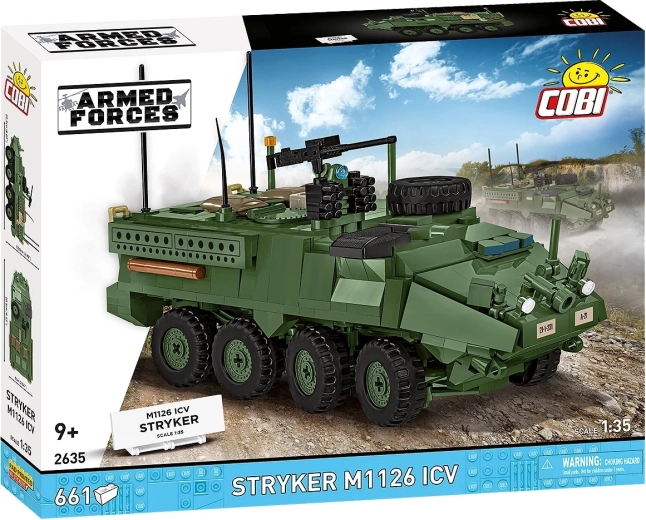 Cobi Armed Forces obrnený transportér Stryker M1126 ICV 1:35 (661 dielikov)
