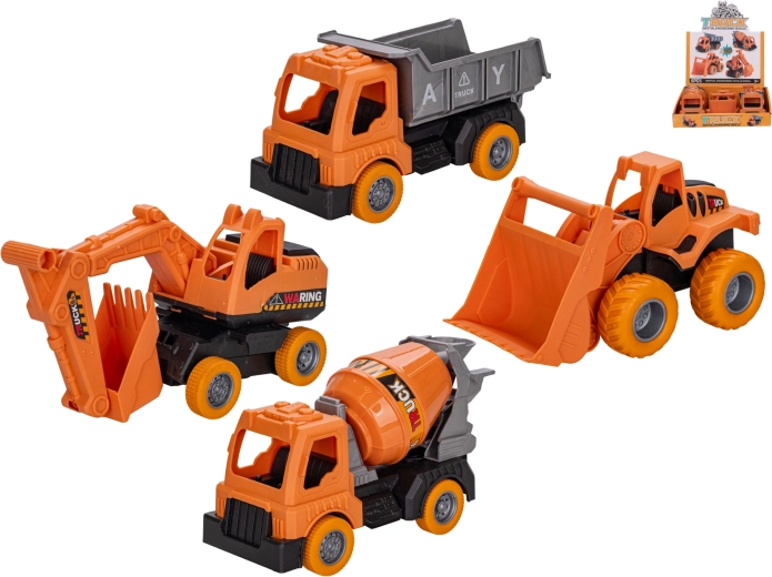 Stavebné auto na zotrvačník 16 cm