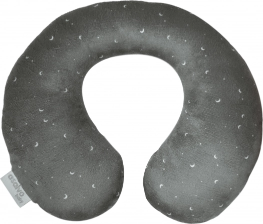 Cestovný vankúš do auta sivý