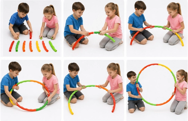 Skladacia segmentová konštrukcia (DIY)