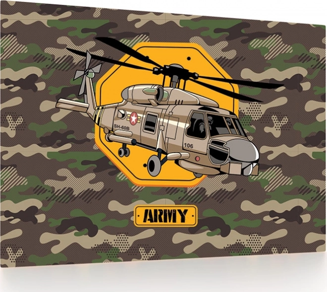 Podložka na stôl s motívom helikoptéry 60 × 40 cm