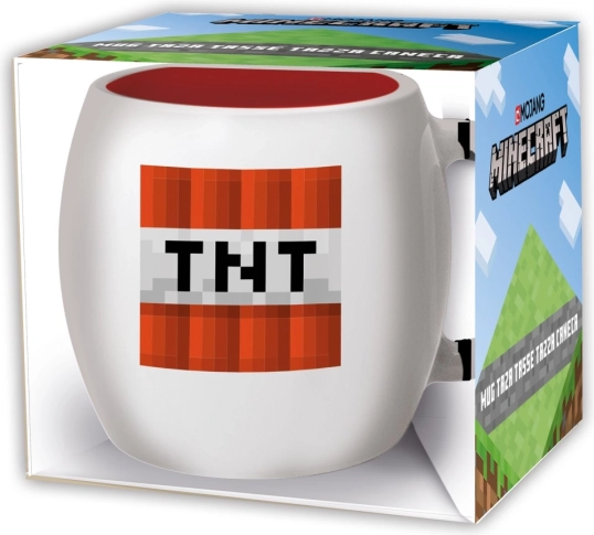 Keramický hrnček Minecraft s globusom