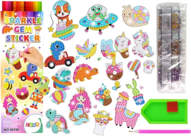 Samolepky na tvorenie diamantovou mozaikou