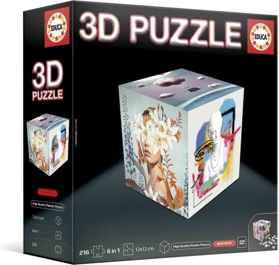 Educa 3D puzzle kocka Estetika 216 dielikov