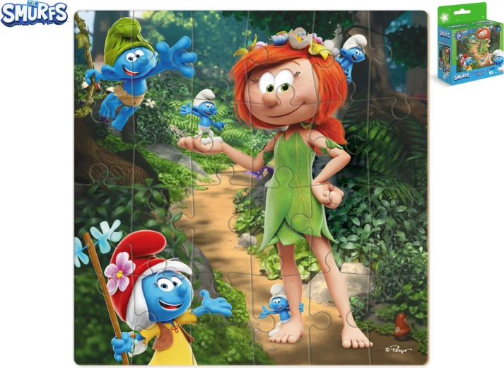 Šmolkovské puzzle Princezná v lese 24 dielikov