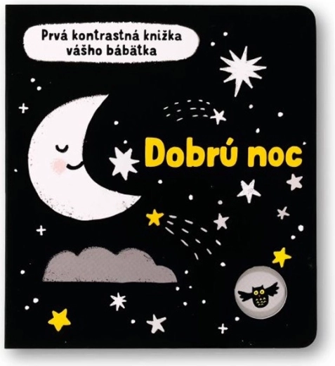 Dobrú noc – prvá kontrastná knižka pre bábätko