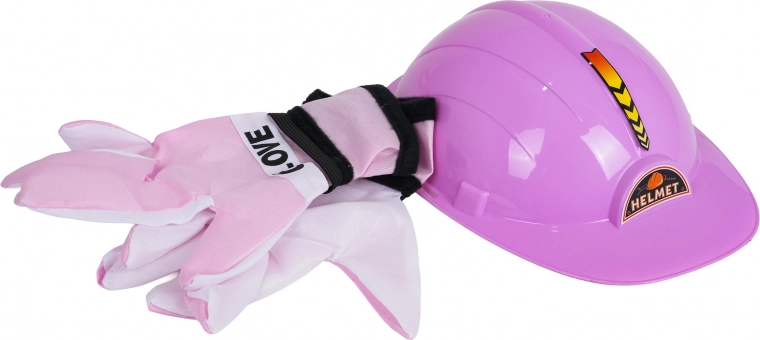 Bezpečnostná helma a rukavice