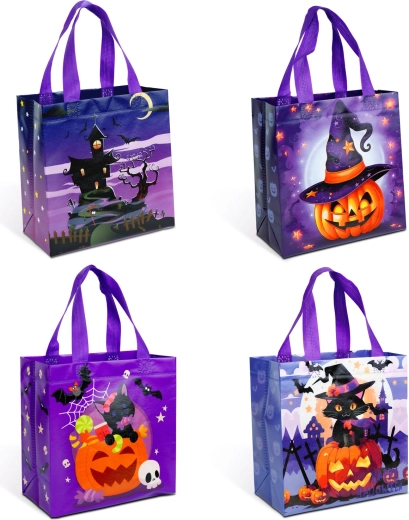 Halloweenska taška so 4 motívmi - 1 kus