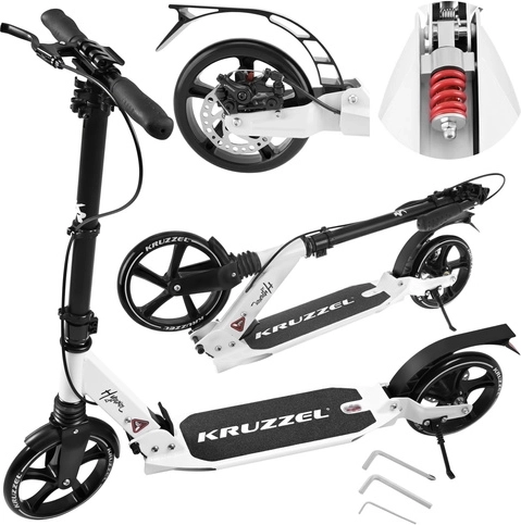 Rýchle skladanie, odpruženie a nastaviteľné riadidlá