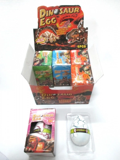 Vajce s rastúcim dinosaurom 12x8 cm