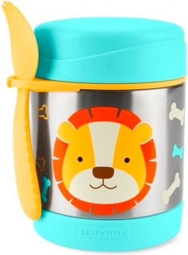Skip Hop Zoo Nerezová termoska pre deti s krokodílom
