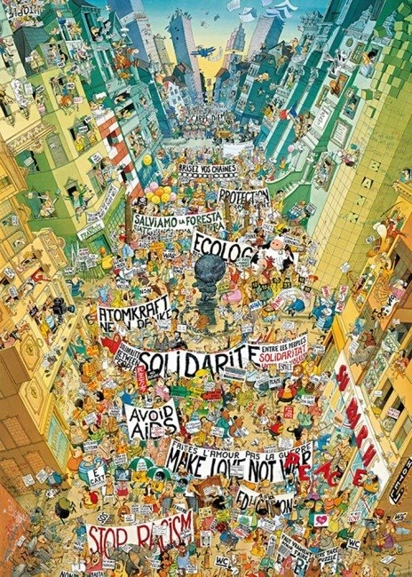 Heye Puzzle Protest! 2000 dielikov