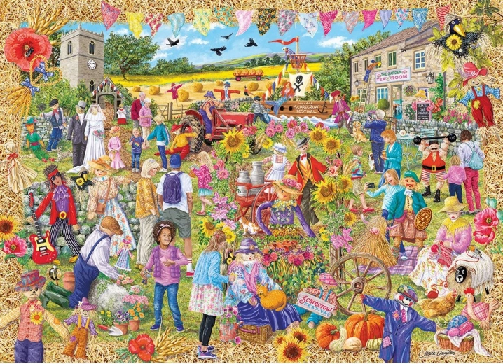 Puzzle festival strašiakov 1000 dielikov