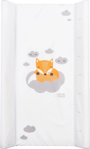 Prebaľovacia podložka New Baby líška 80 × 50 cm biela