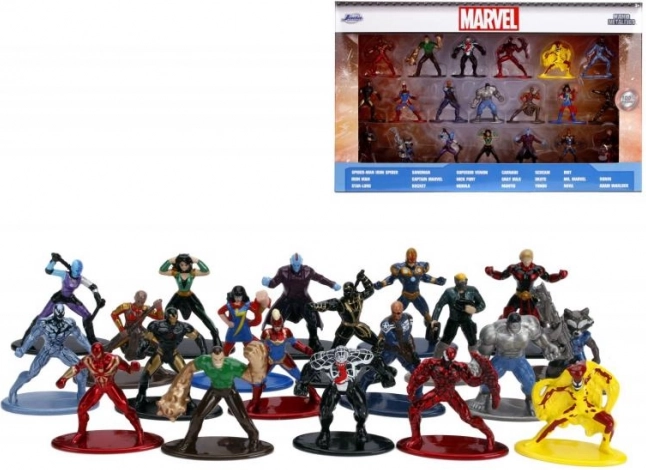Kovové nano figúrky MARVEL – sada 20 ks (vlnenie 3)