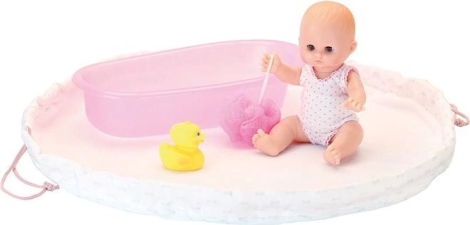 Kúpacia bábika Petit Câlin s doplnkami