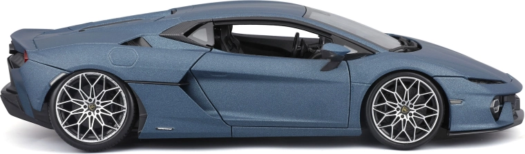 Precízne kolesá a matné modré lakovanie