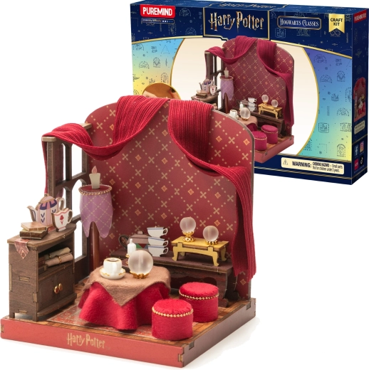 Puremind Harry Potter drevené 3D puzzle DIY – učebňa veštenia v Rokforte