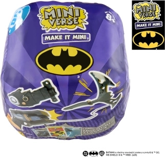 MGA's Miniverse make it mini Batman zberateľská mini sada - 1 kus
