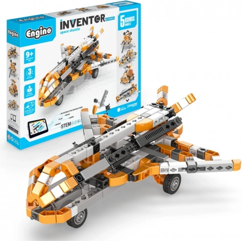 engino inventor raketoplán – stavebnica 5 modelov