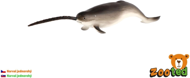 Figúrka narvala jednorohého 20 cm
