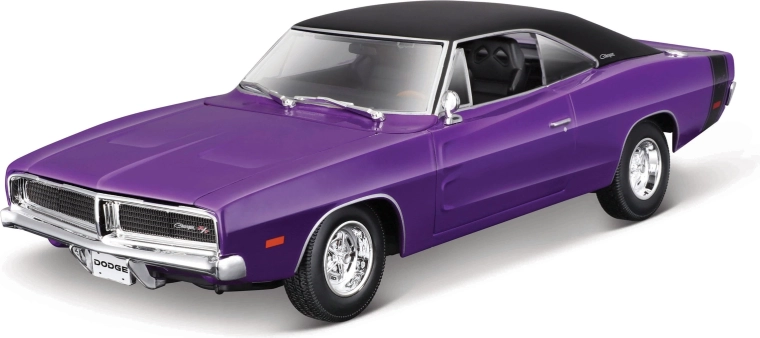 Maisto 1969 Dodge Charger R/T fialový model auta 1:18