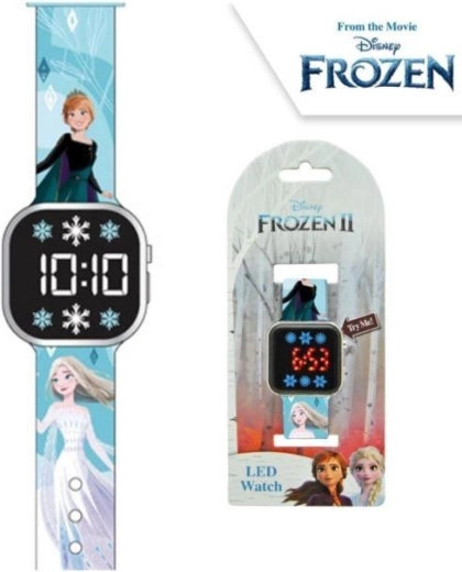 Digitálne LED hodinky Frozen