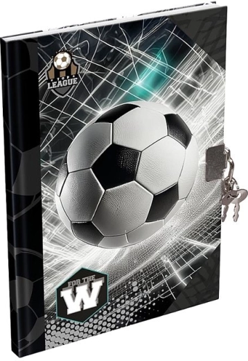 Denník A5 LizzyCard Top League so zámkom
