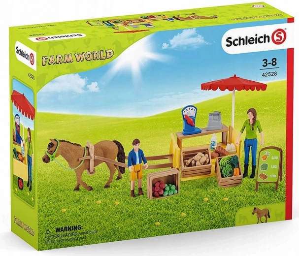 Schleich 42528 Mobilná farma Stánok svet