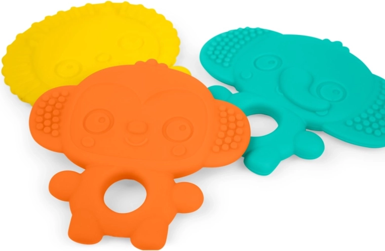 Bright Starts hryzadlá Gummy Buddies, sada 3 ks