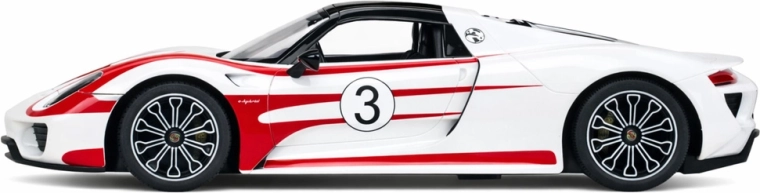 Realistické detaily Porsche 918 Spyder Weissach