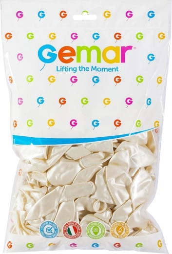 Perleťové metalické balóniky 28 cm