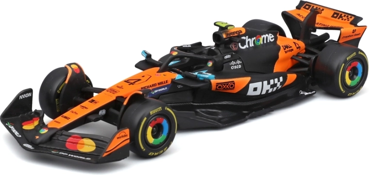 Bburago McLaren F1 MCL39 (2025) Lando Norris #4 – model Formuly 1 1:43