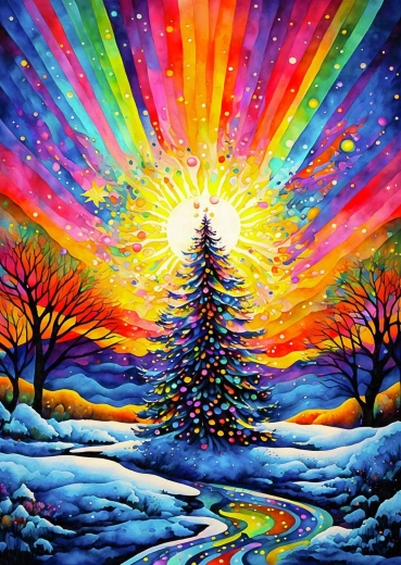Enjoy puzzle Slávnosť vianočného stromčeka 1000 dielikov