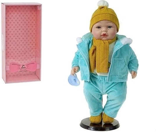 Hovoriaca bábika bábätko v zimnom oblečení