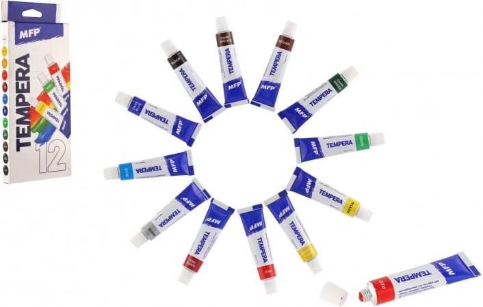 Temperové farby MFP 12×12 ml
